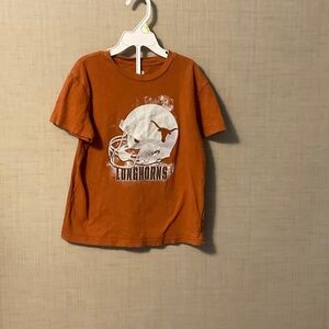 Kids Orange Longhorns Short Sleeve Tee